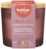 Bolsius True joy geurglas kurk floral blessings