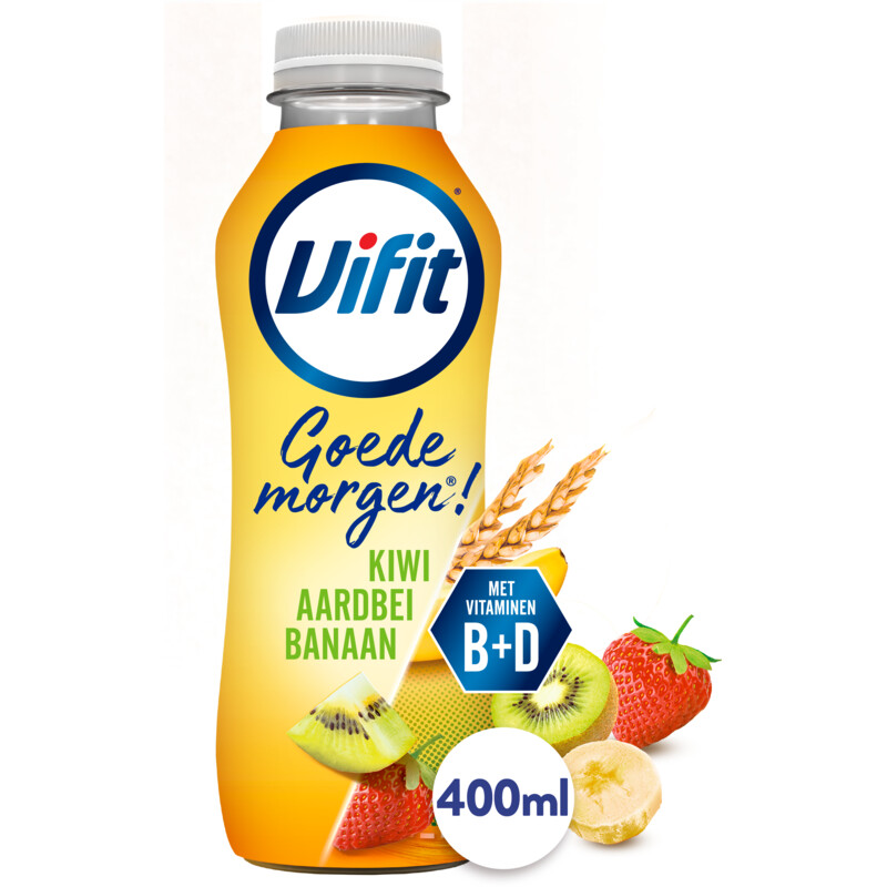 Een afbeelding van Vifit Goedemorgen kiwi aardbei banaan