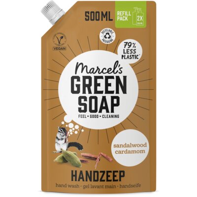 pdp-image-Marcel's Green Soap Handzeep sandalwood & cardamom navulling