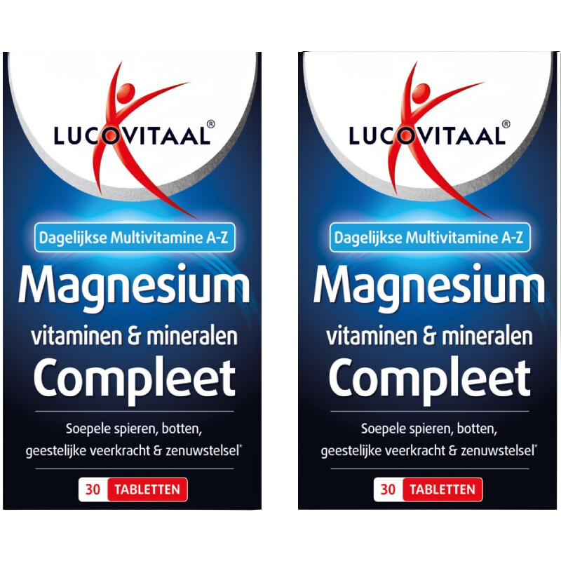 Een afbeelding van Lucovitaal Magnesium vitamine mineralen 2-pack
