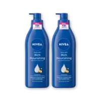 NIVEA Verzorgende body milk met pomp 2-pack