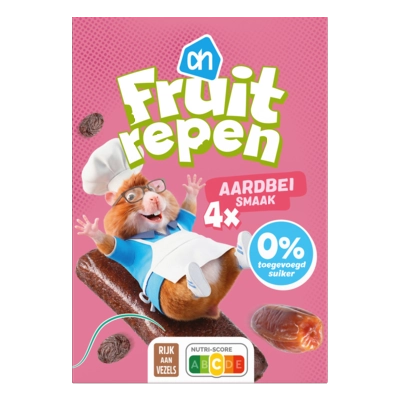 pdp-image-AH Hamsterchef fruitrepen aardbei smaak