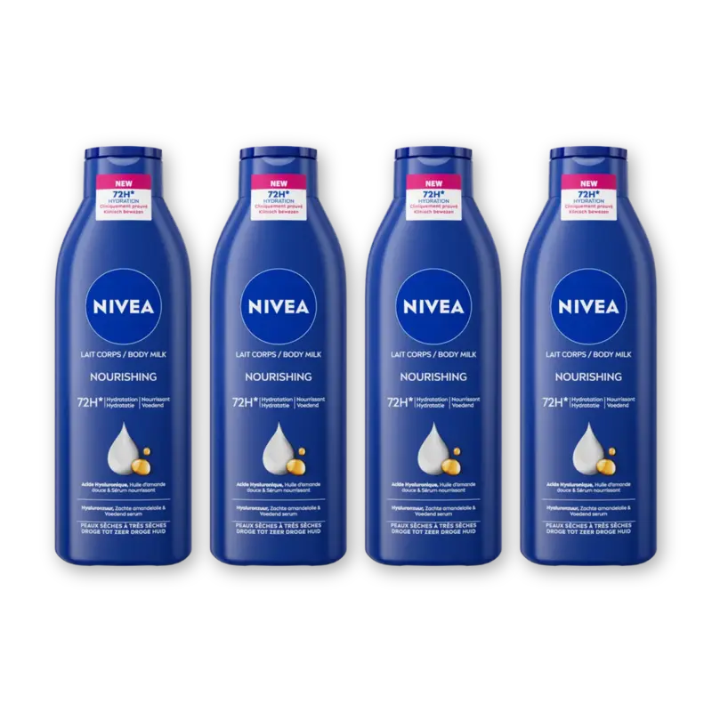 Verzorgende body milk 4-pack