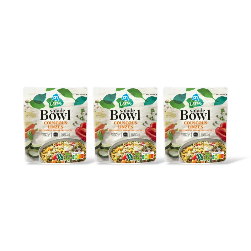 AH Salade bowl couscous linzen 3-pack