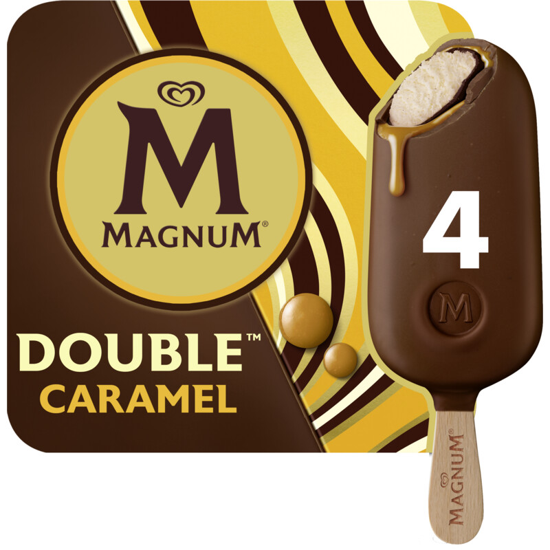 Een afbeelding van Magnum Double caramel