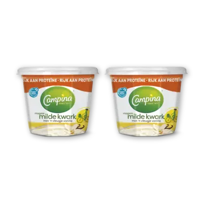 pdp-image-Campina Magere milde kwark vanille 2-pack