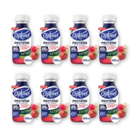 Optimel Proteine extra framboos aardbei 8-pack