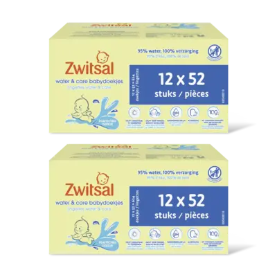 pdp-image-Zwitsal Water&care babydoekjes geur 2-pack