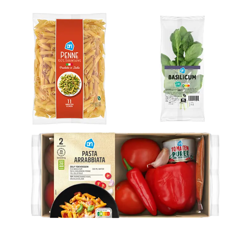 Verspakket Pasta Arrabbiata 2-persoons