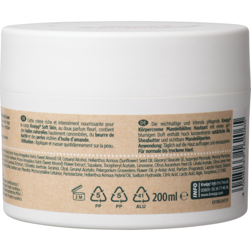Een afbeelding van Kneipp Bodycrème amandelmelk amandelolie