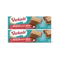 Verkade Nizza kokos melk chocolade 2-pack