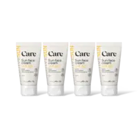 Care Sensitive sun face cream spf50 4-pack