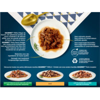 Een afbeelding van Gourmet Perle sauce delight rund kip tonijn zalm