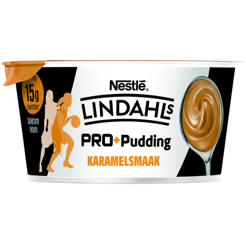 Een afbeelding van Lindahls Protein pudding karamelsmaak