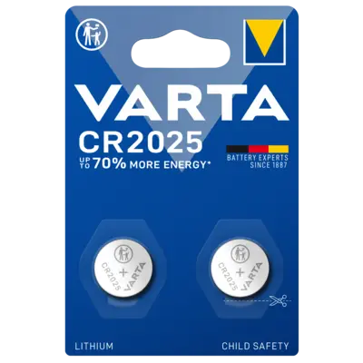 pdp-image-Varta Knoopcelbatterij lithium CR2025