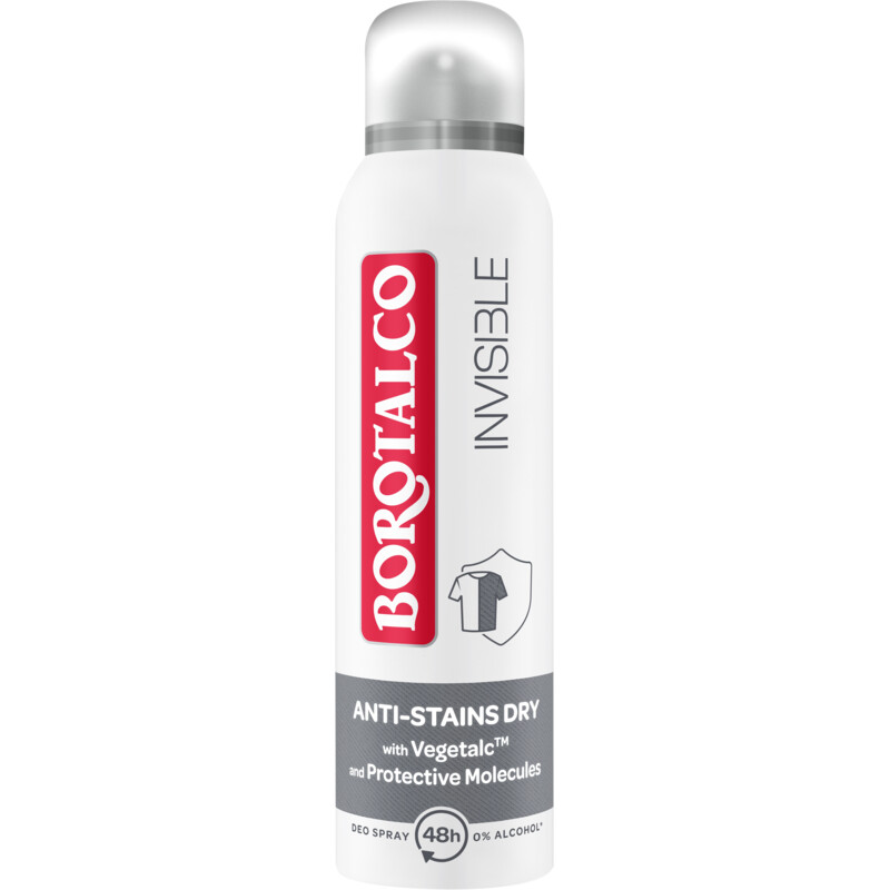 Een afbeelding van Borotalco Invisible deo spray