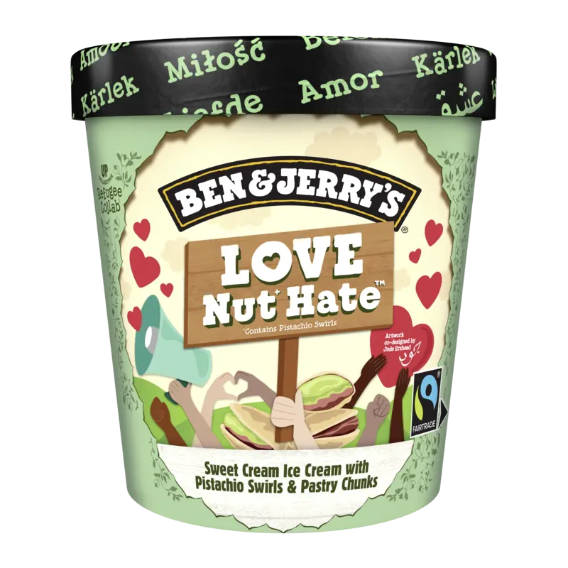 Ben & Jerry's Love nut hate