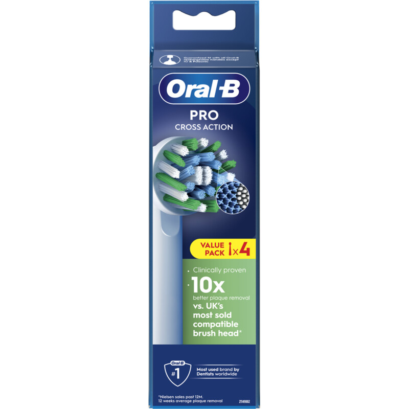 Een afbeelding van Oral-B Pro cross action opzetborstels