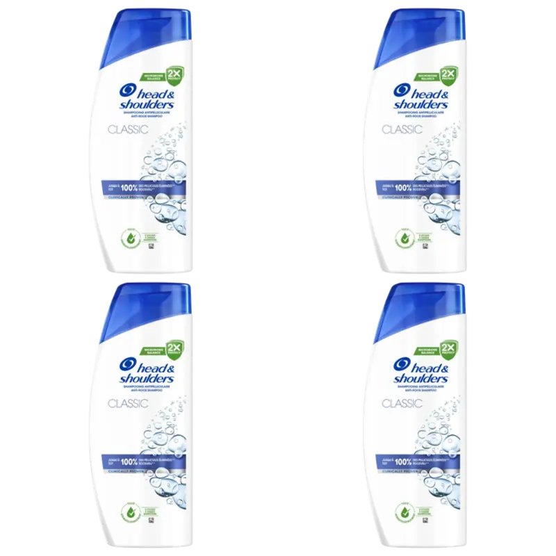 Head & Shoulders Classic shampoo 4-pack