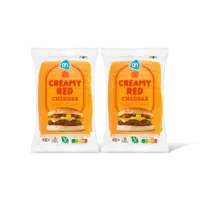 AH Creamy red cheddar 48+ plakken 2-pack