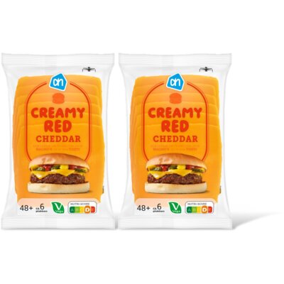pdp-image-AH Creamy red cheddar 48+ plakken 2-pack