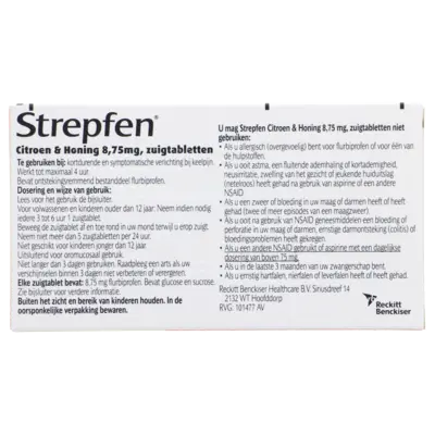 pdp-image-Strepfen Citroen en honing zuigtabletten