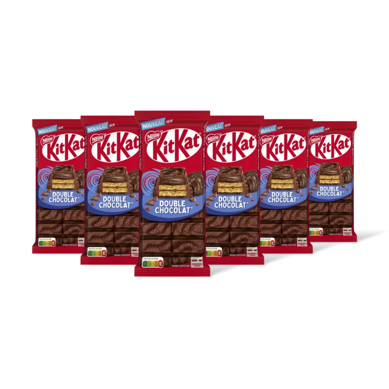 Melkchocoladereep double chocolate 6pack