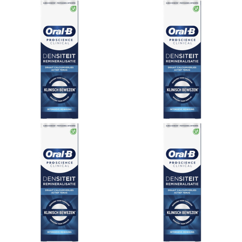 Oral-B Density linical tandpasta 4-pack