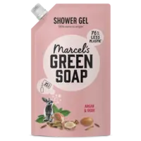 Marcel's Green Soap Argan & oudh shower gel refill
