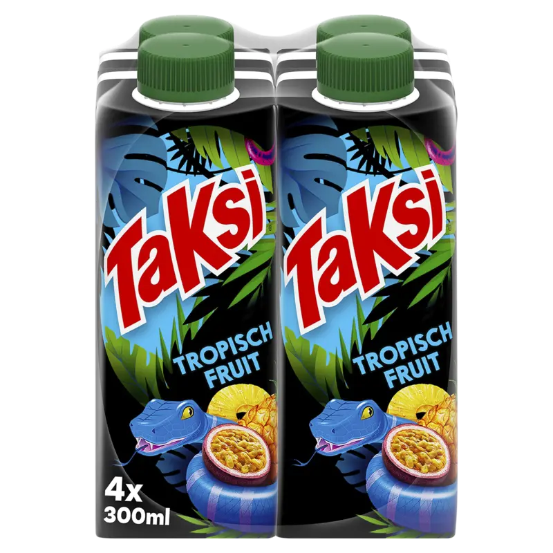 Taksi Tropisch fruit 4-pack