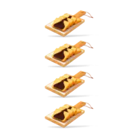 AH Roomboter cakeplakjes marmer 4-pack