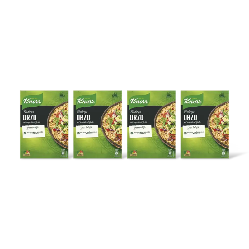 Knorr Foodtrips orzo 4-pack