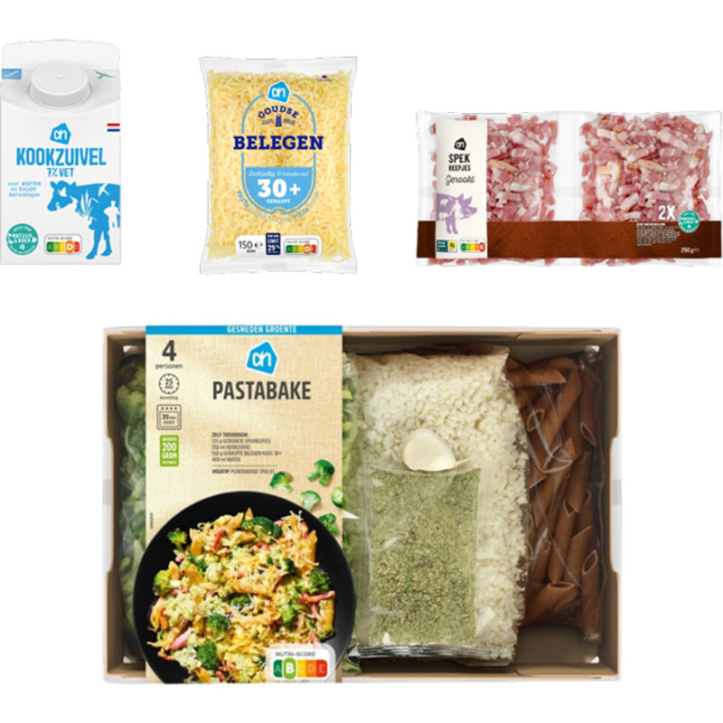 Een afbeelding van AH Gesneden Pastabake Verspakket