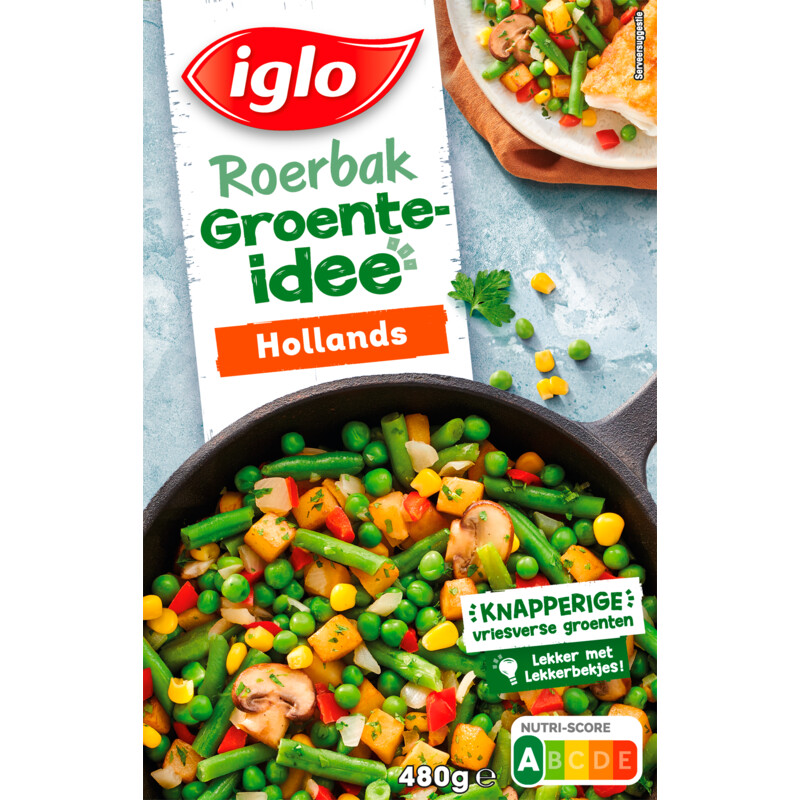 Een afbeelding van Iglo Roerbak groente idee hollands