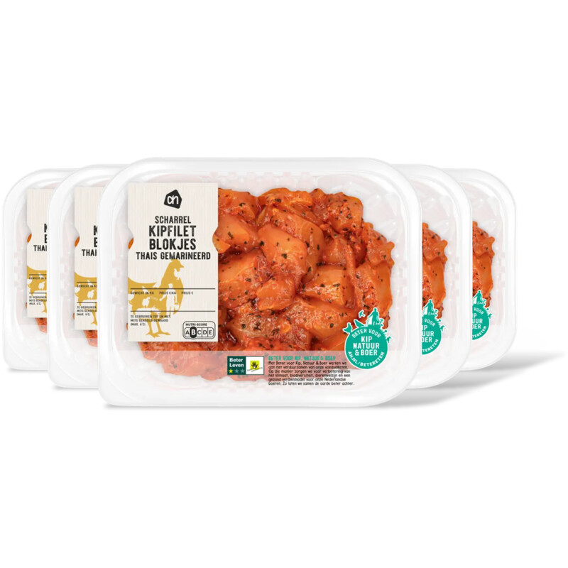 AH Scharrel kipfiletblokjes Thais 5-pack