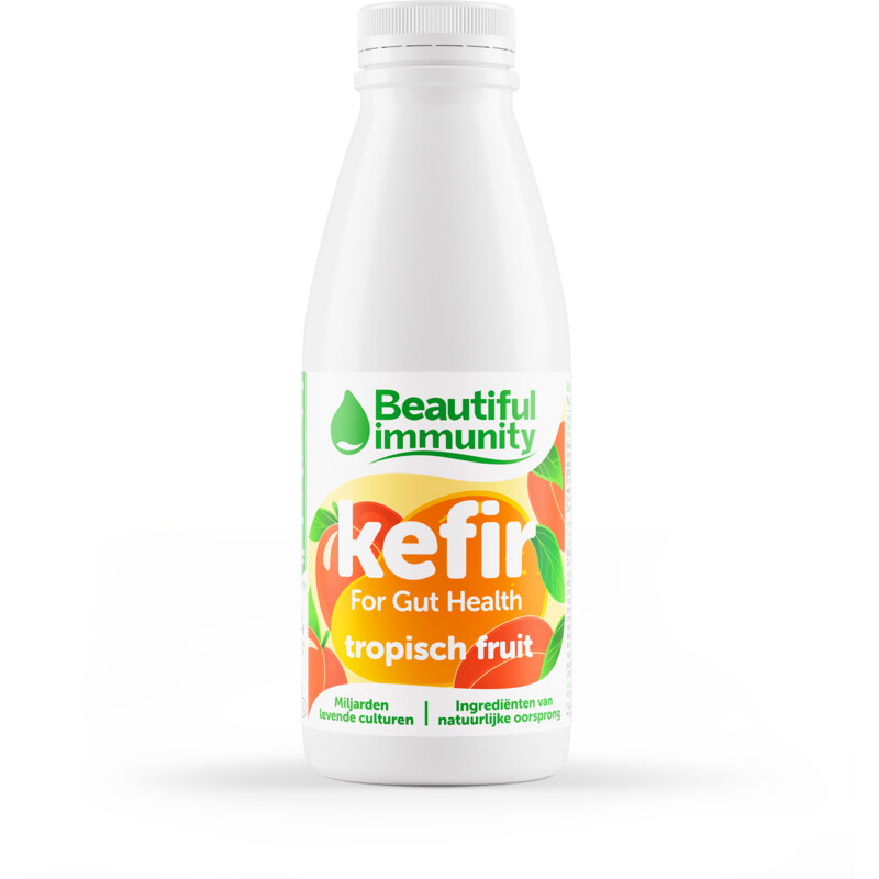 Een afbeelding van Beautiful Immunity Kefir tropisch fruit