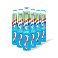 Aquafresh Clean control soft tandenborstel 6-pack