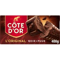 Een afbeelding van Côte d'Or Puur tablet 2 stuks BEL