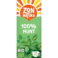 Een afbeelding van Zonnatura 100% munt kruideninfusie