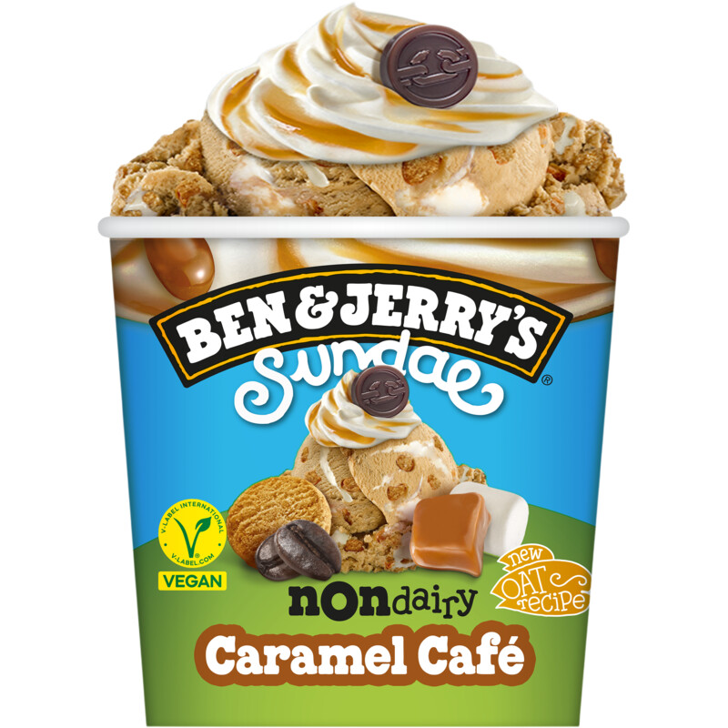 Een afbeelding van Ben & Jerry's Non-dairy caramel café