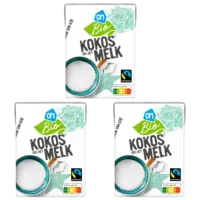 AH Biologisch Kokosmelk 3-pack