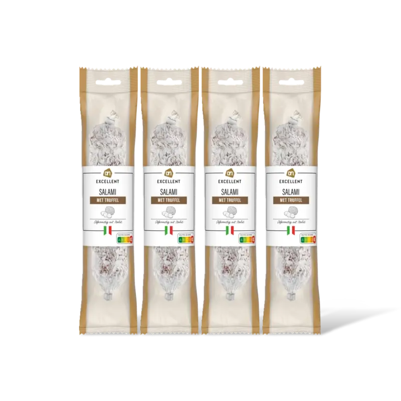 Salami met truffel 4-pack