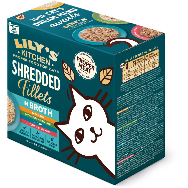 Een afbeelding van Lily's Kitchen Filets in saus diverse smaken 8-pack