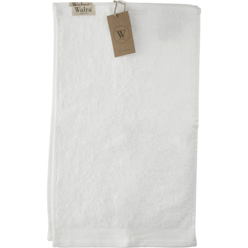 Een afbeelding van Walra Gastendoek wit 30x50cm