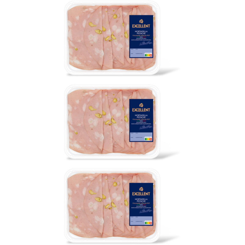 AH Excellent Mortadella pistachio 3-pack