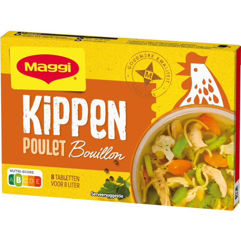 Een afbeelding van Maggi Bouillon blokjes kippen