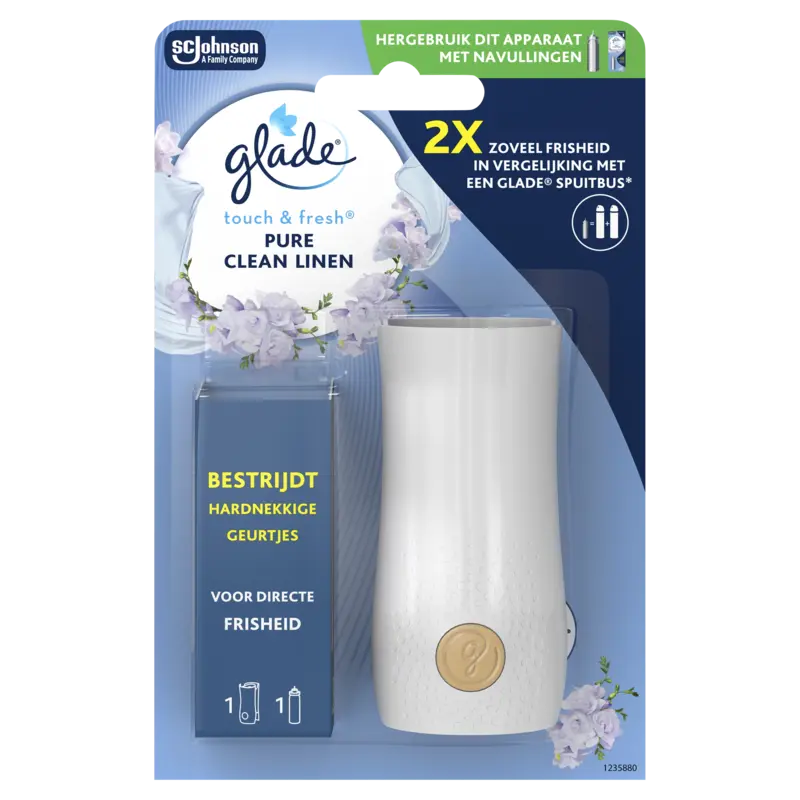 Glade Touch & fresh houder pure clean linen