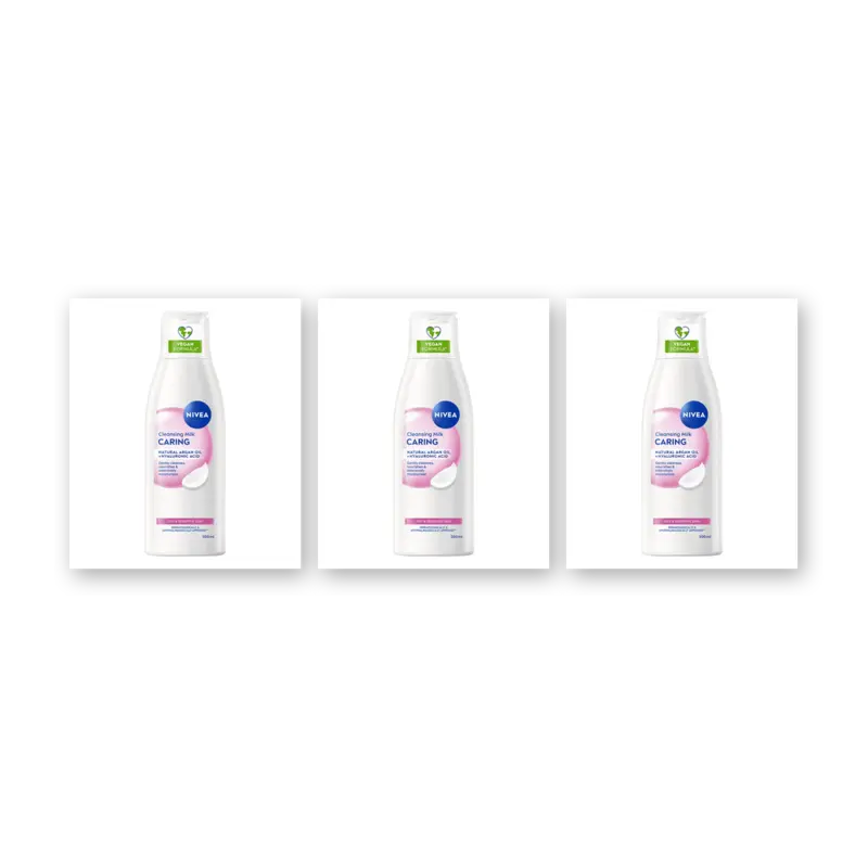 NIVEA Reinigingsmelk droge/gevoelige huid 3pck