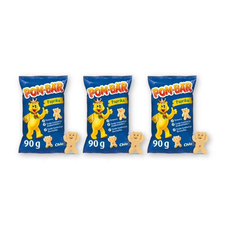 Chio Pom-Bär paprika 3-pack