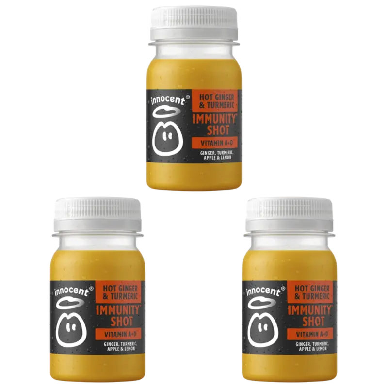 innocent Immunity shot ginger & turmeric 3-pack
